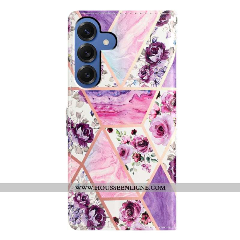 Housse Samsung Galaxy S26 Plus Fleurs Violettes