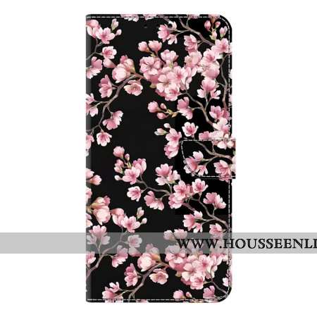 Housse Samsung Galaxy S26 Plus Fleurs de Pêcher