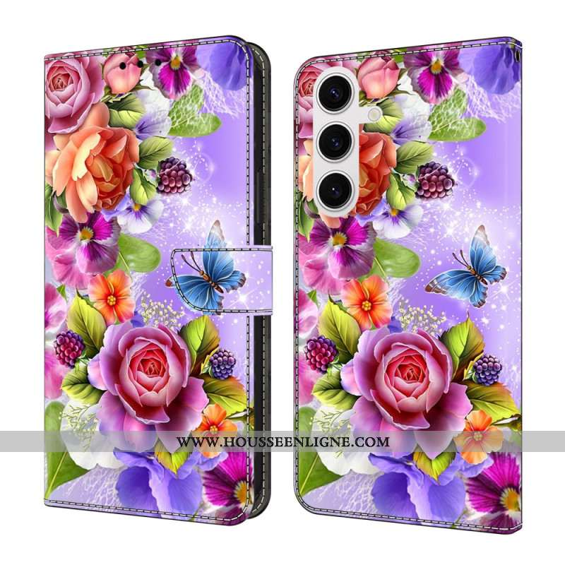 Housse Samsung Galaxy S26 Plus Fleurs Éblouissantes