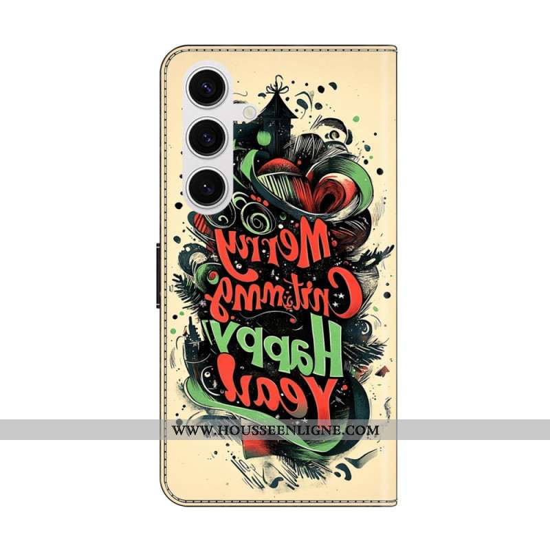 Housse Samsung Galaxy S26 Plus Graffiti de Noël