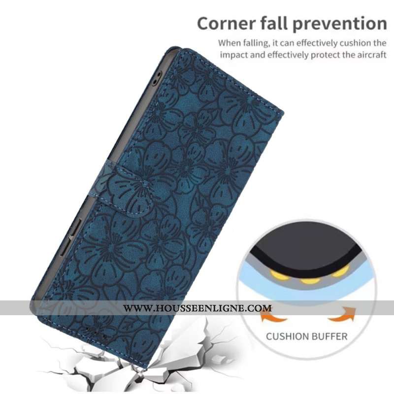 Housse Samsung Galaxy S26 Plus Gravure Fleurs de Cerisier