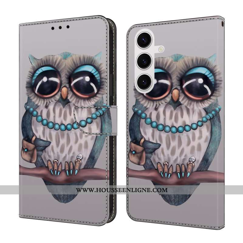 Housse Samsung Galaxy S26 Plus Hibou Collier
