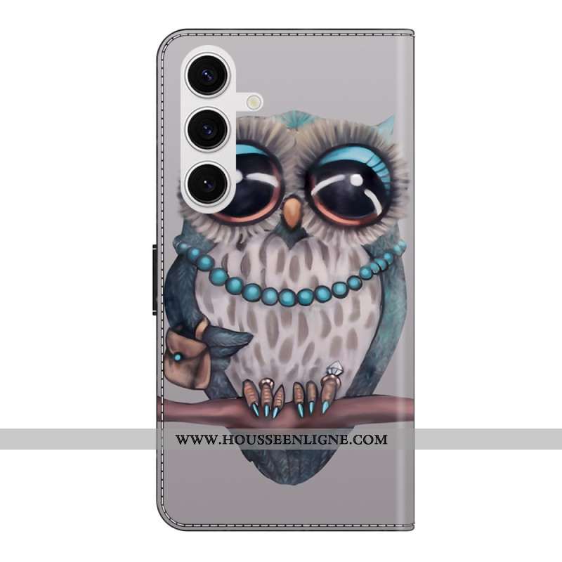 Housse Samsung Galaxy S26 Plus Hibou Collier