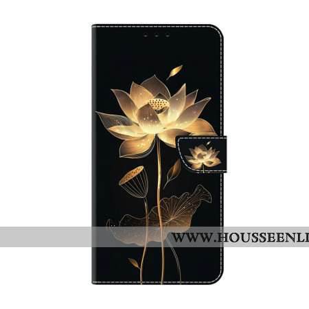 Housse Samsung Galaxy S26 Plus Lotus Doré