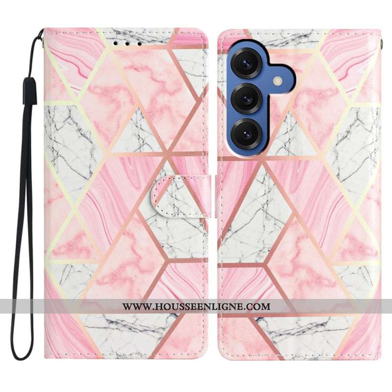 Housse Samsung Galaxy S26 Plus Marbre Rose