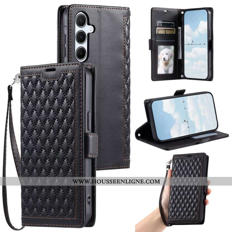 Housse Samsung Galaxy S26 Plus Matelassé Design Vintage