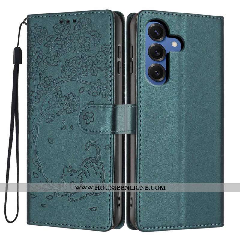 Housse Samsung Galaxy S26 Plus Motif Arbre et Chat