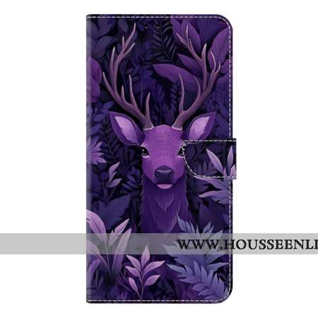 Housse Samsung Galaxy S26 Plus Motif Cerf Violet