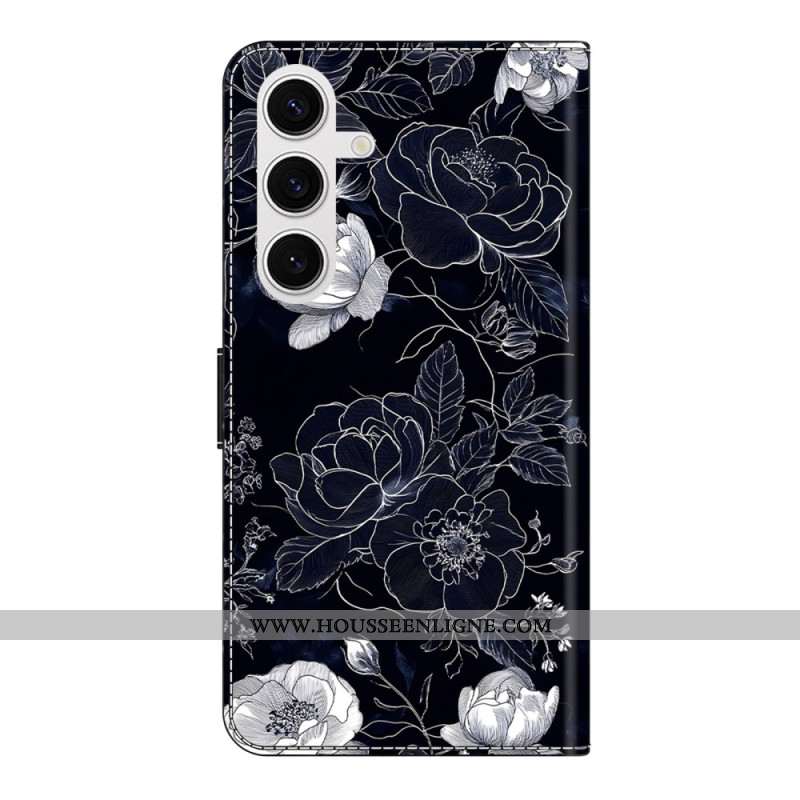 Housse Samsung Galaxy S26 Plus Motif Fleurs Vintage