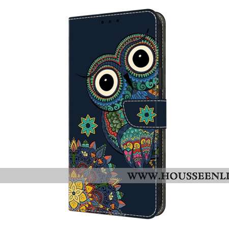 Housse Samsung Galaxy S26 Plus Motif Hibou Mandala