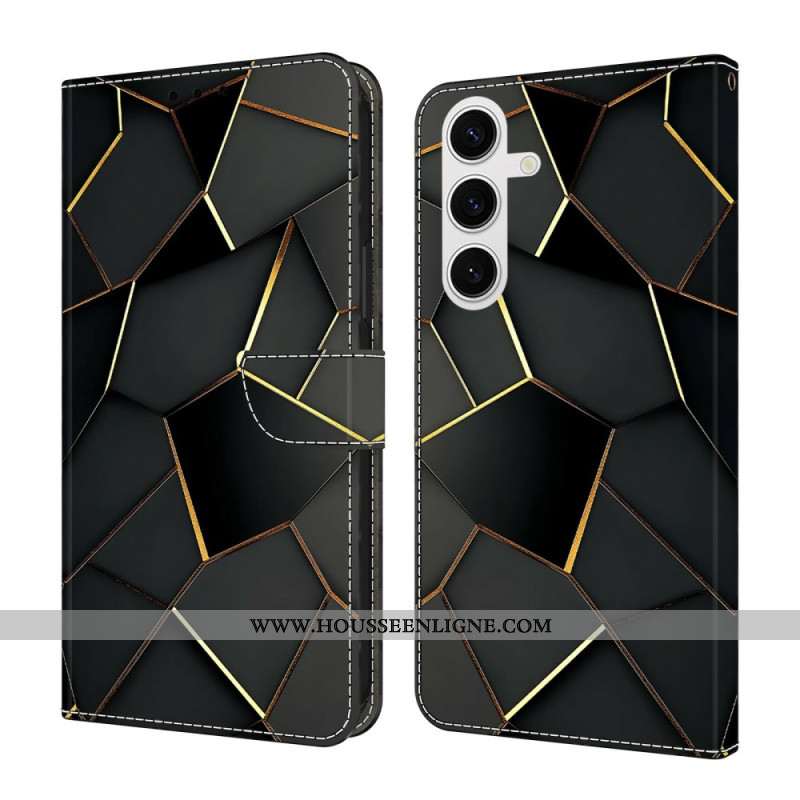 Housse Samsung Galaxy S26 Plus Motif Noir et Or