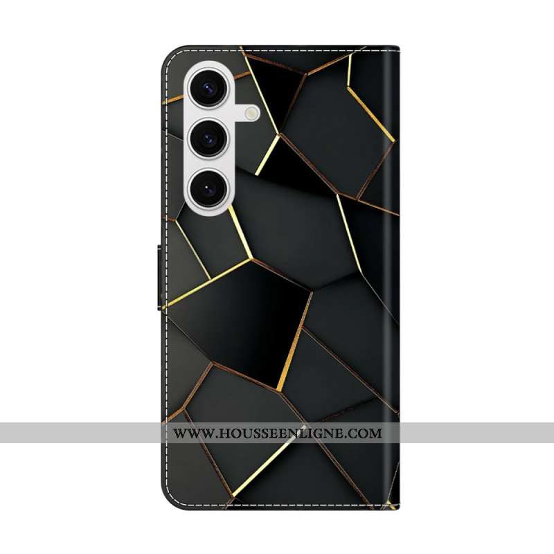 Housse Samsung Galaxy S26 Plus Motif Noir et Or