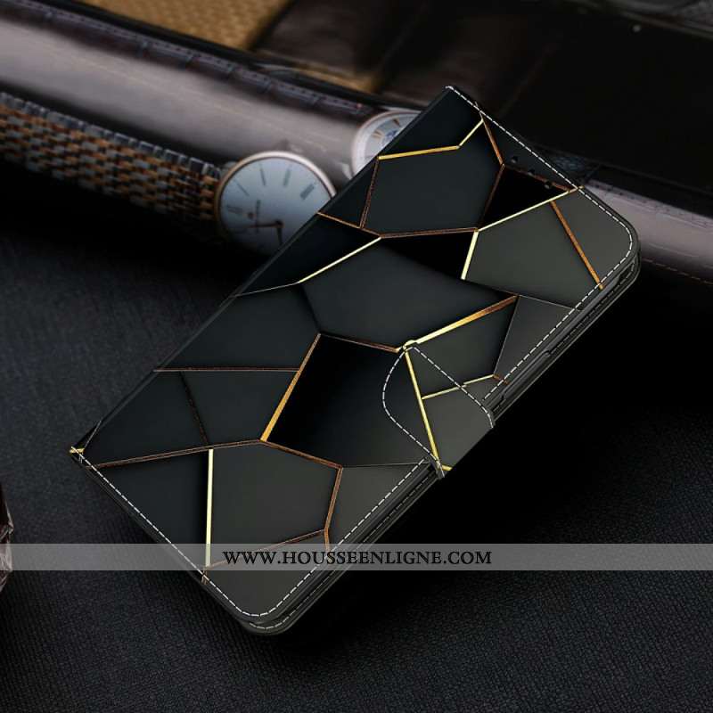 Housse Samsung Galaxy S26 Plus Motif Noir et Or