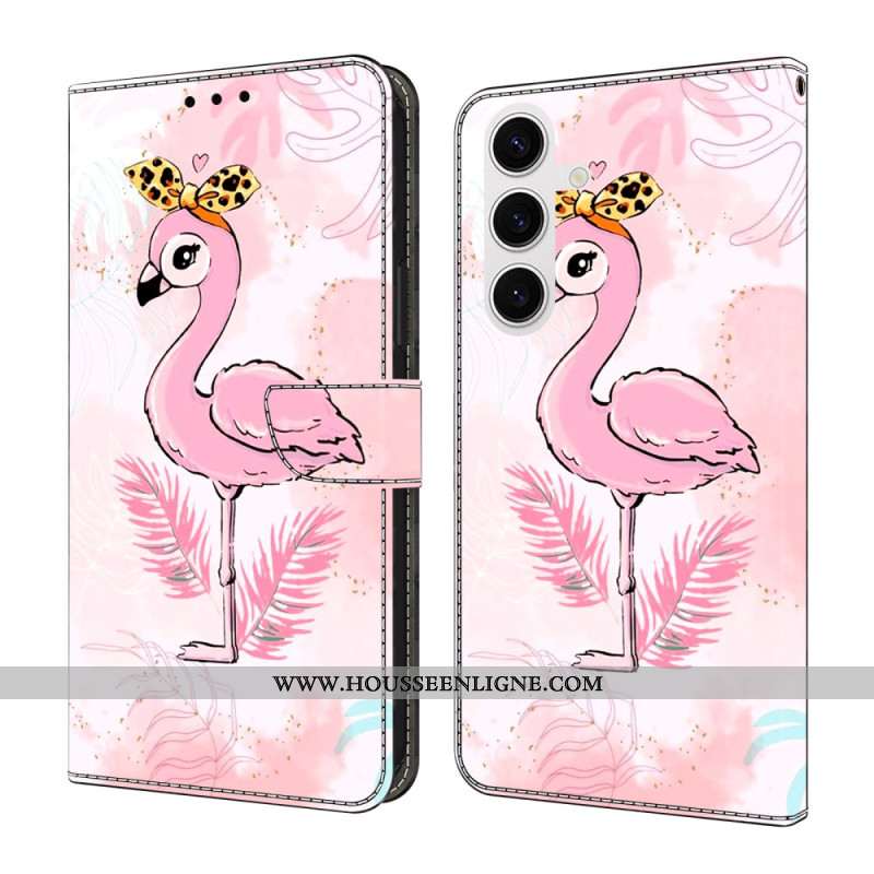 Housse Samsung Galaxy S26 Plus Motif Oiseau Rose