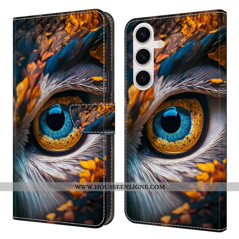 Housse Samsung Galaxy S26 Plus Motif Yeux Bleus