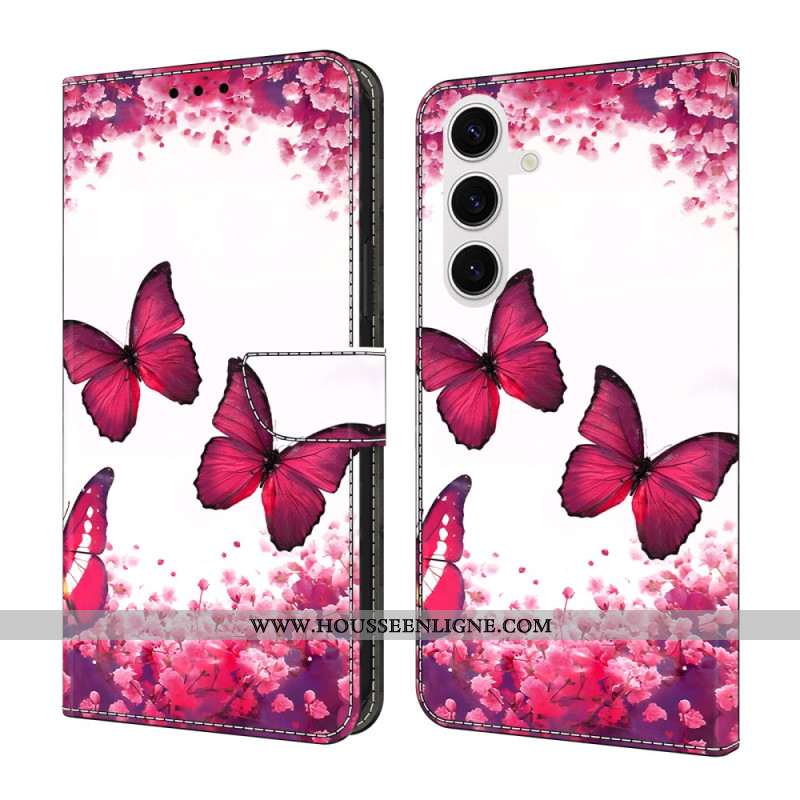 Housse Samsung Galaxy S26 Plus Papilllons Rouges