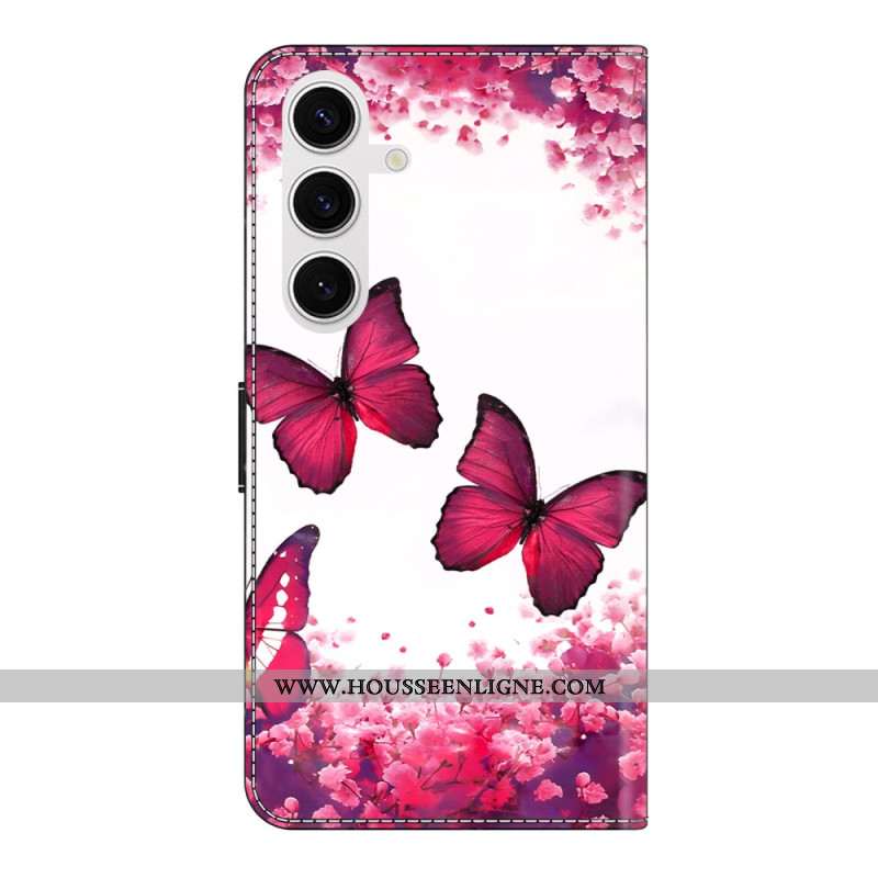 Housse Samsung Galaxy S26 Plus Papilllons Rouges