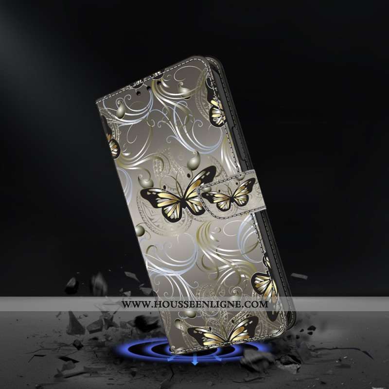 Housse Samsung Galaxy S26 Plus Papillons Dentelle