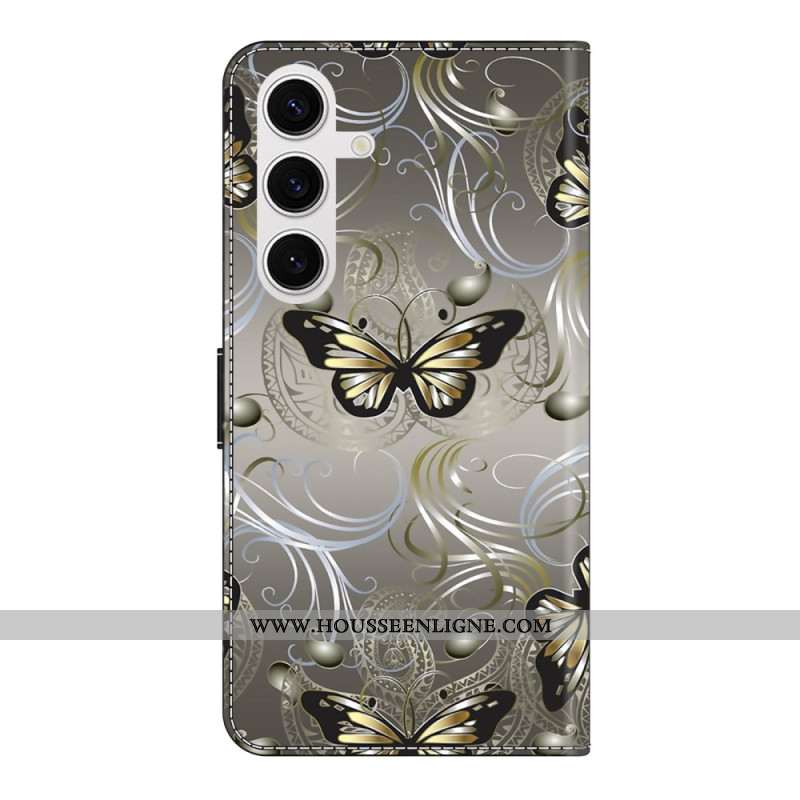 Housse Samsung Galaxy S26 Plus Papillons Dentelle