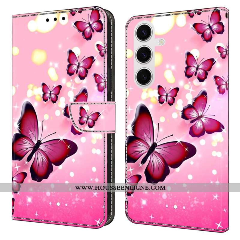Housse Samsung Galaxy S26 Plus Papillons Roses
