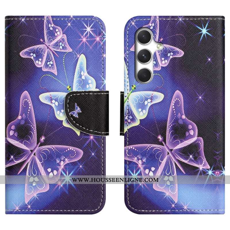 Housse Samsung Galaxy S26 Plus Papillons Scintillants