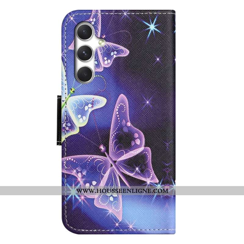 Housse Samsung Galaxy S26 Plus Papillons Scintillants