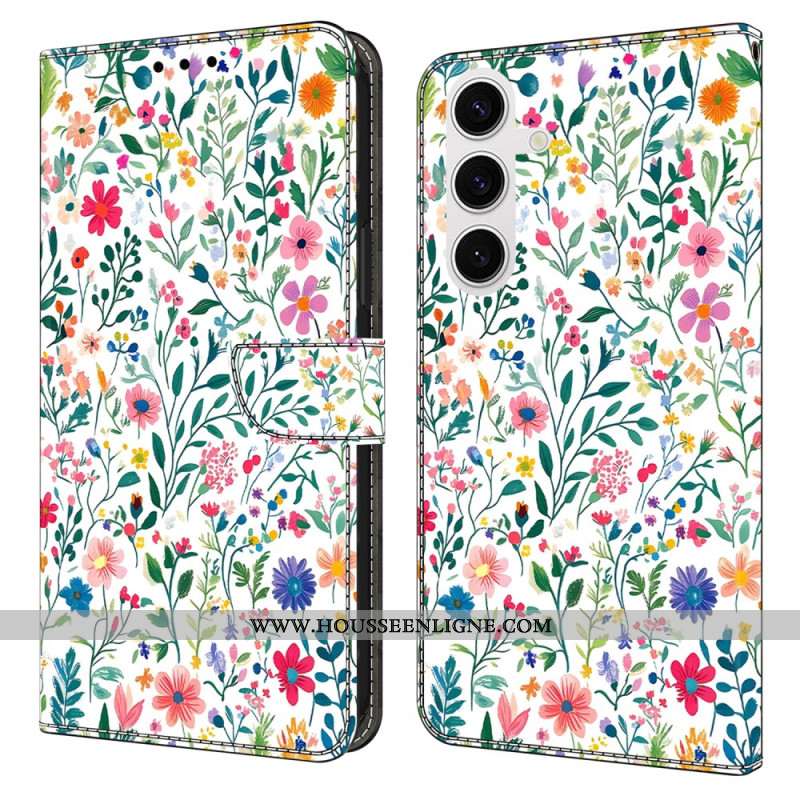 Housse Samsung Galaxy S26 Plus Petit Parterre Fleuri