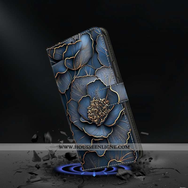 Housse Samsung Galaxy S26 Plus Pivoine Bleu