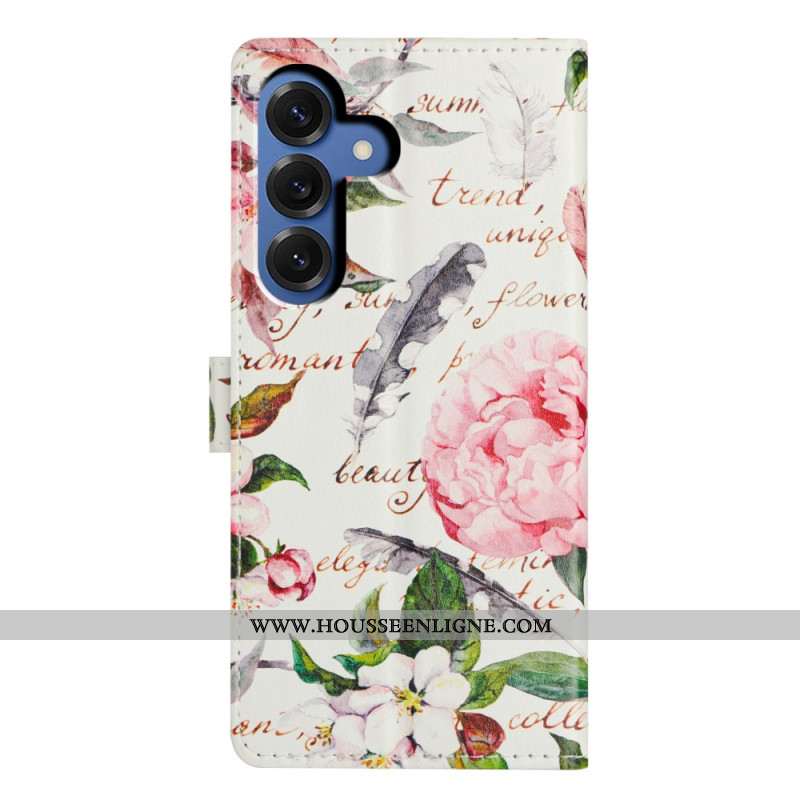 Housse Samsung Galaxy S26 Plus Poème Floral