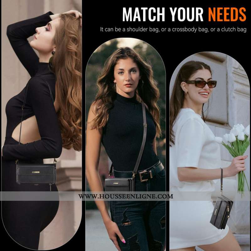 Housse Samsung Galaxy S26 Plus Protection RFID et Bandoulière CASEME