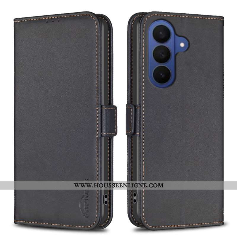 Housse Samsung Galaxy S26 Plus Simili Cuir BINFEN COLOR