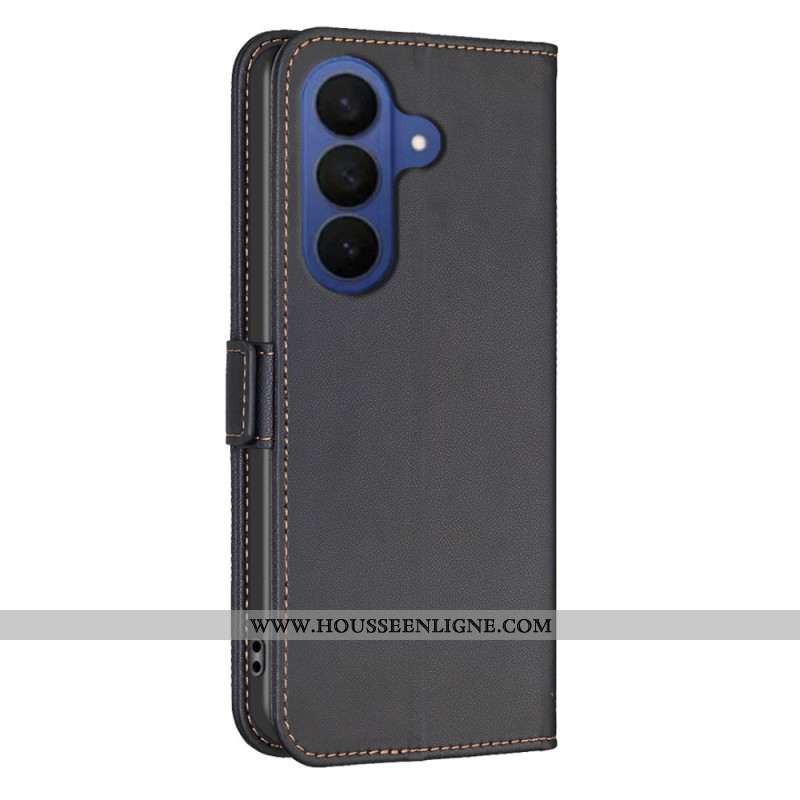 Housse Samsung Galaxy S26 Plus Simili Cuir BINFEN COLOR