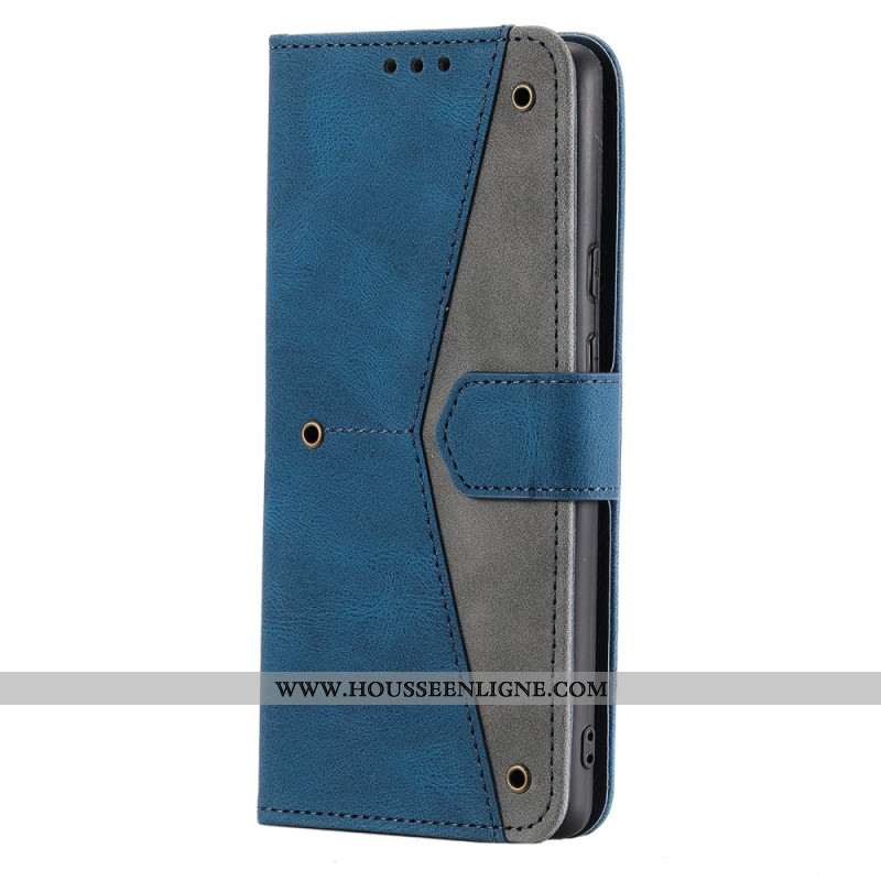 Housse Samsung Galaxy S26 Plus Simili Cuir Bicolore