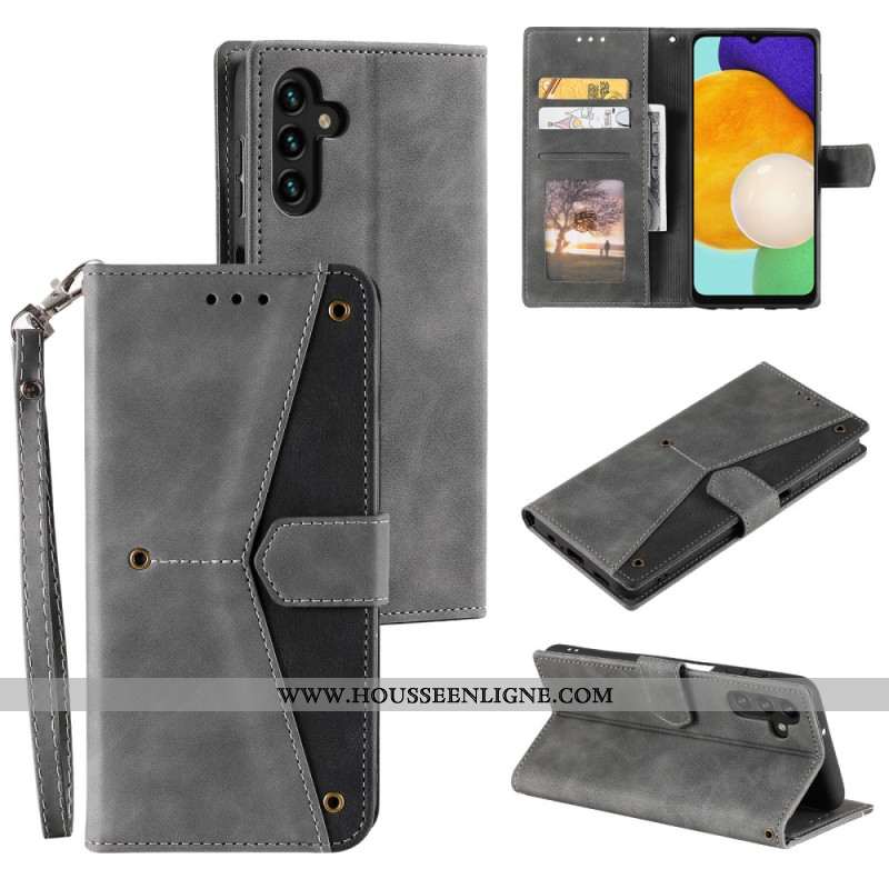 Housse Samsung Galaxy S26 Plus Simili Cuir Bicolore