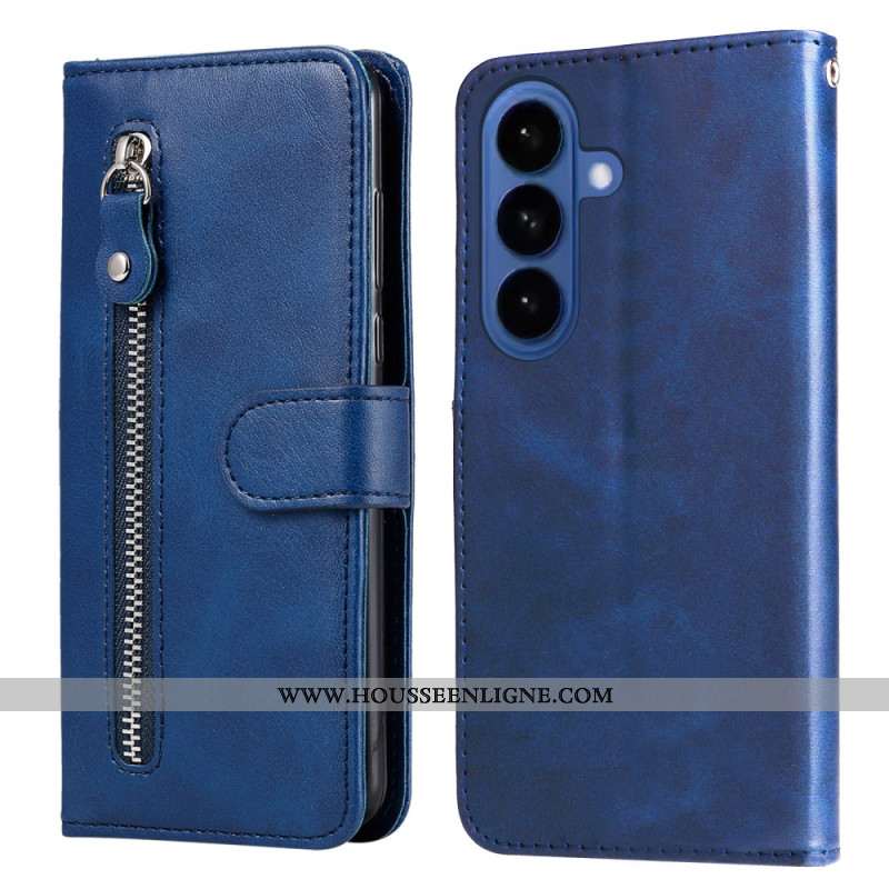 Housse Samsung Galaxy S26 Poche Zippée