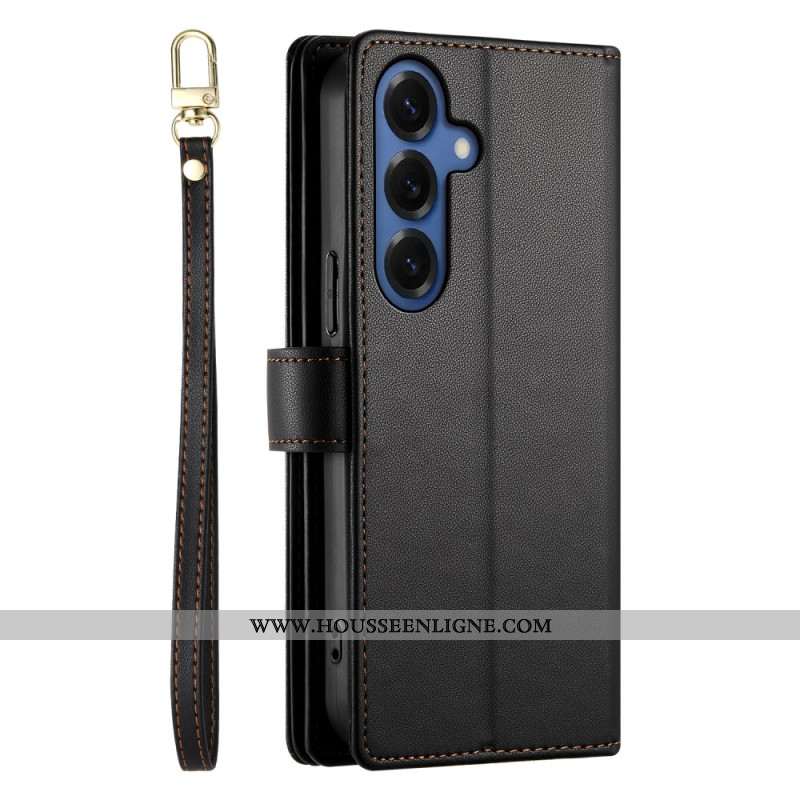 Housse Samsung Galaxy S26 Poche Zippée et Bandoulières