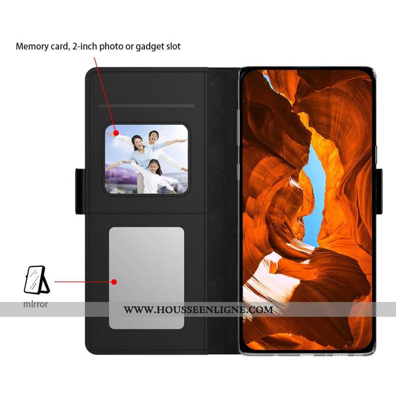 Housse Samsung Galaxy S26 Porte-Cartes Amovible et Miroir