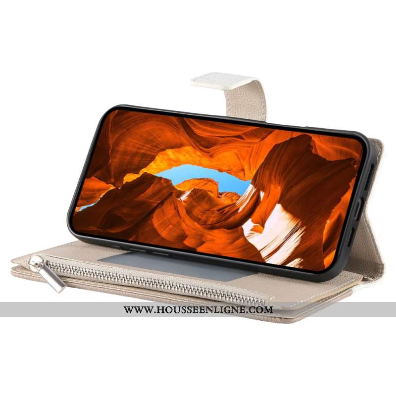 Housse Samsung Galaxy S26 Portefeuille Bicolore avec Sangles