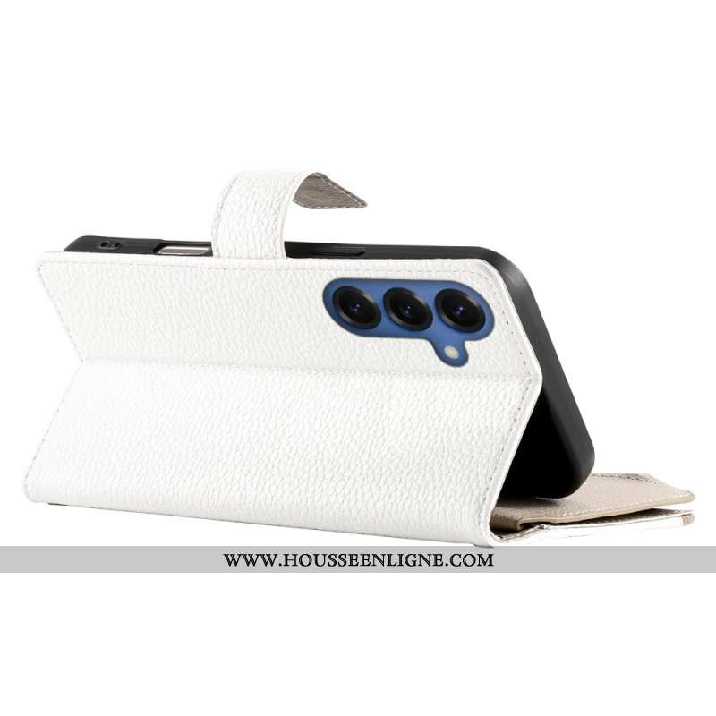 Housse Samsung Galaxy S26 Portefeuille Bicolore avec Sangles