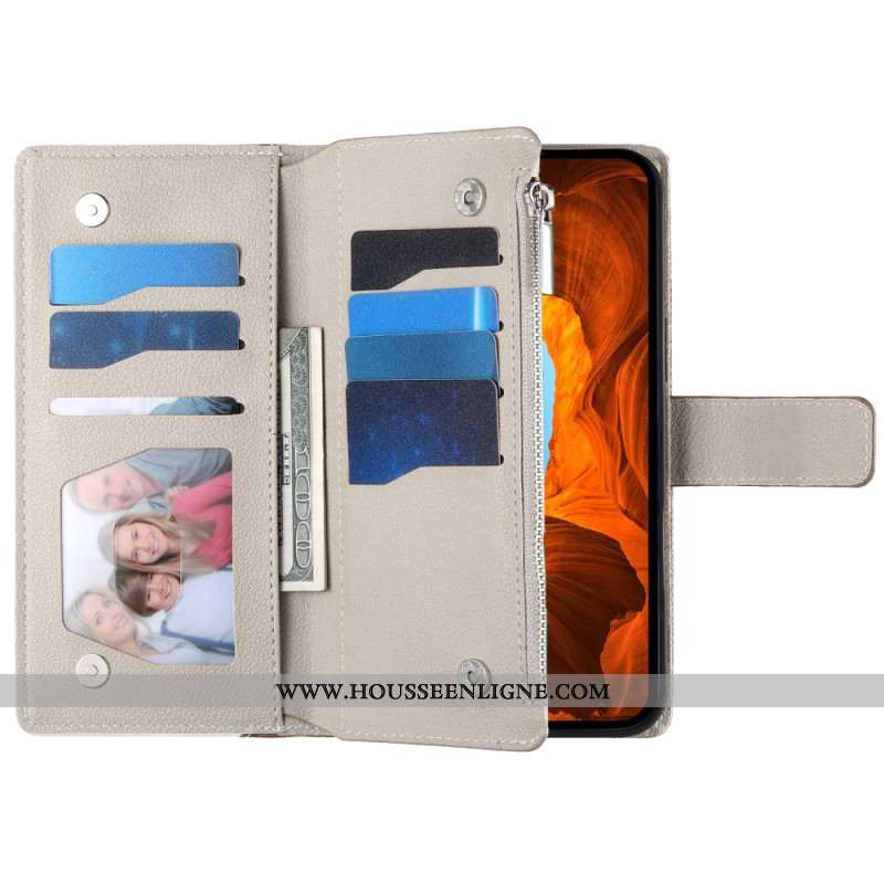 Housse Samsung Galaxy S26 Portefeuille Bicolore avec Sangles