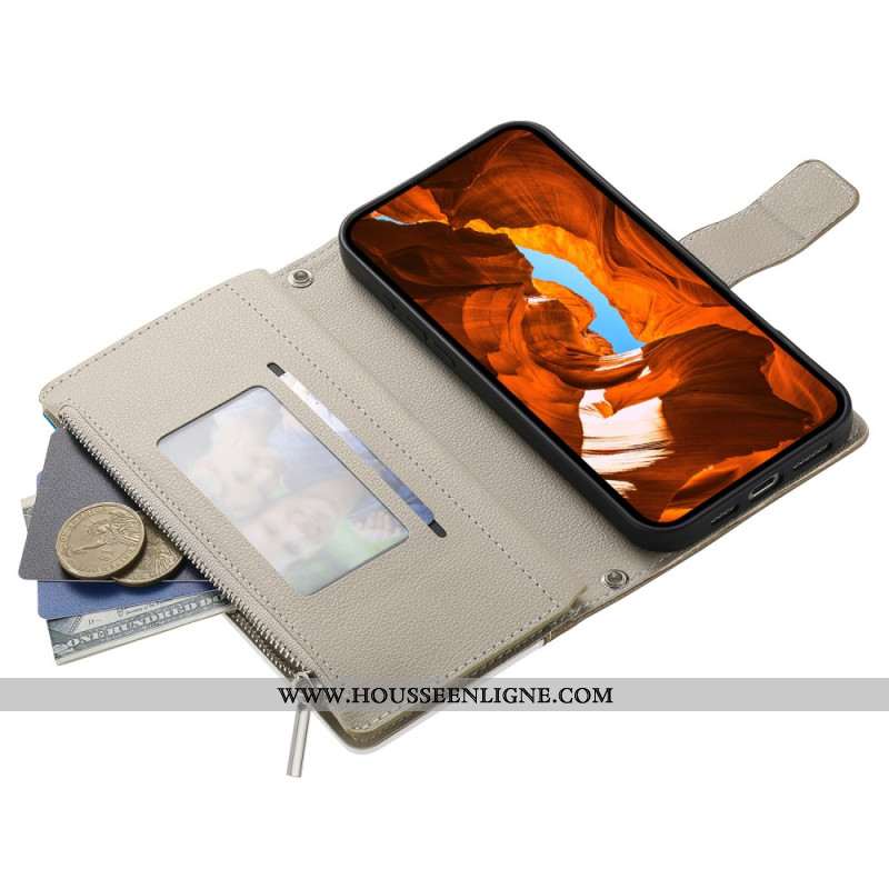 Housse Samsung Galaxy S26 Portefeuille Bicolore avec Sangles