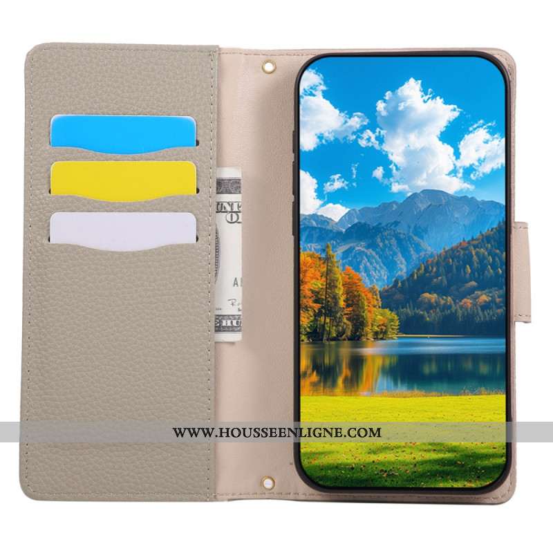 Housse Samsung Galaxy S26 Portefeuille Bicolore à Fermeture Éclair