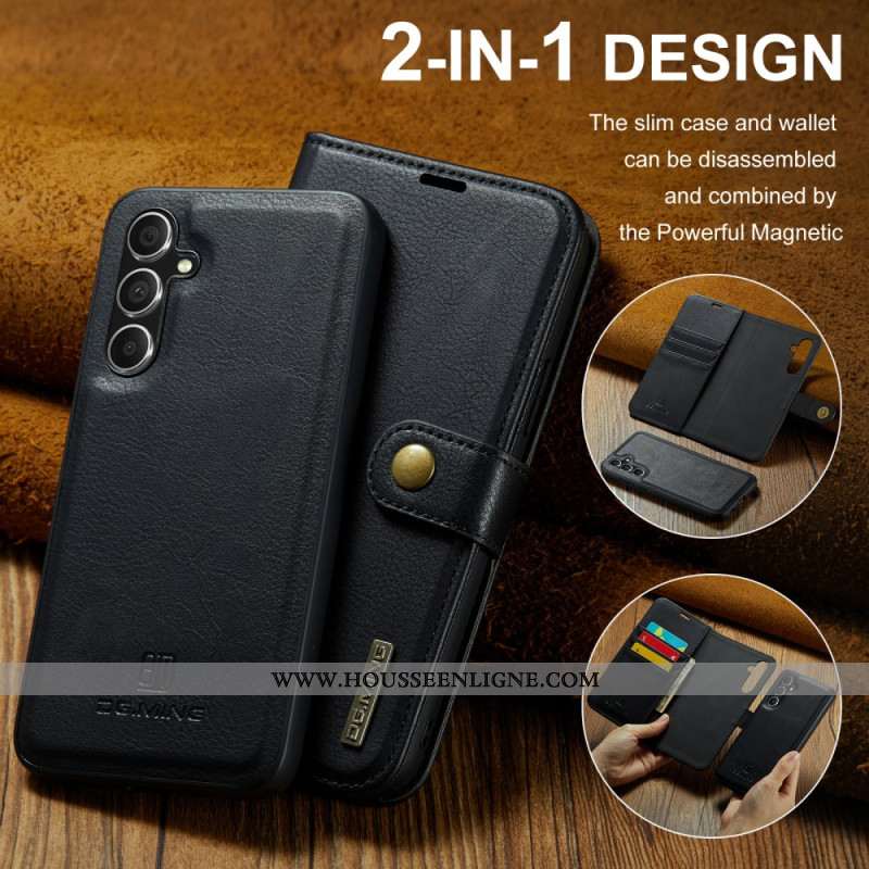 Housse Samsung Galaxy S26 Portefeuille Détachable DG.MING