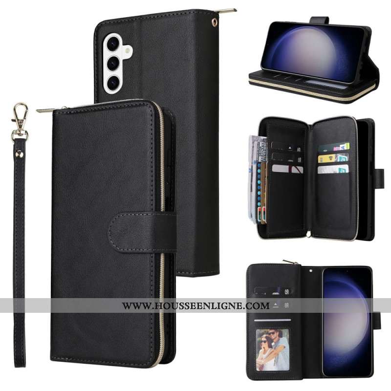 Housse Samsung Galaxy S26 Portefeuille Poche Zippée