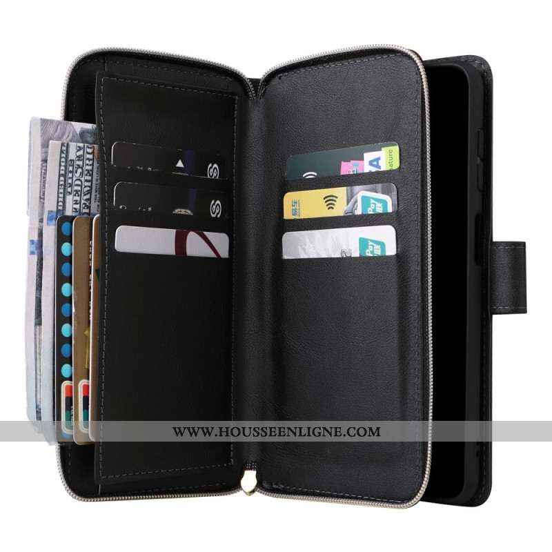 Housse Samsung Galaxy S26 Portefeuille Poche Zippée