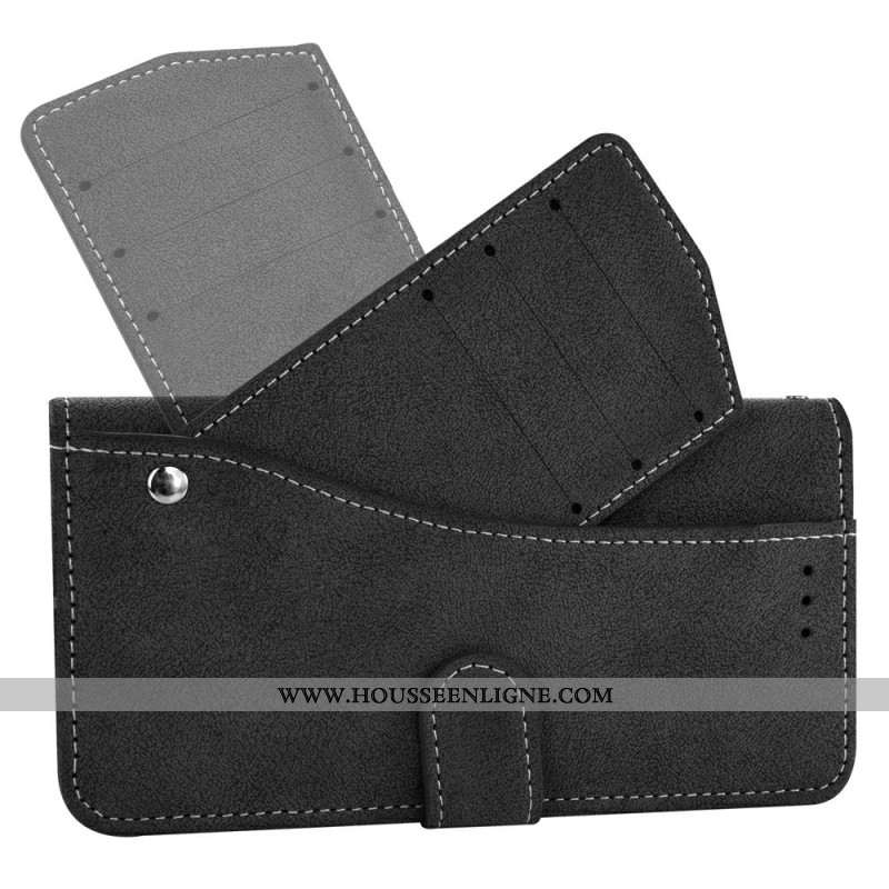 Housse Samsung Galaxy S26 Portefeuille Rétro avec Porte-Cartes Rotatif