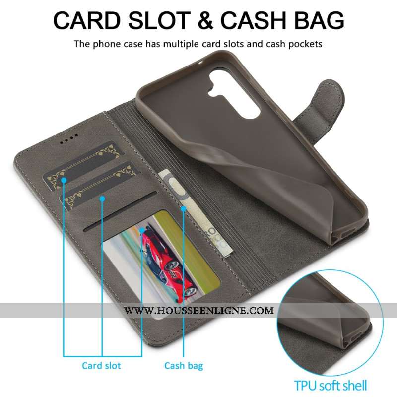 Housse Samsung Galaxy S26 Texture Cuir LC.IMEEKE