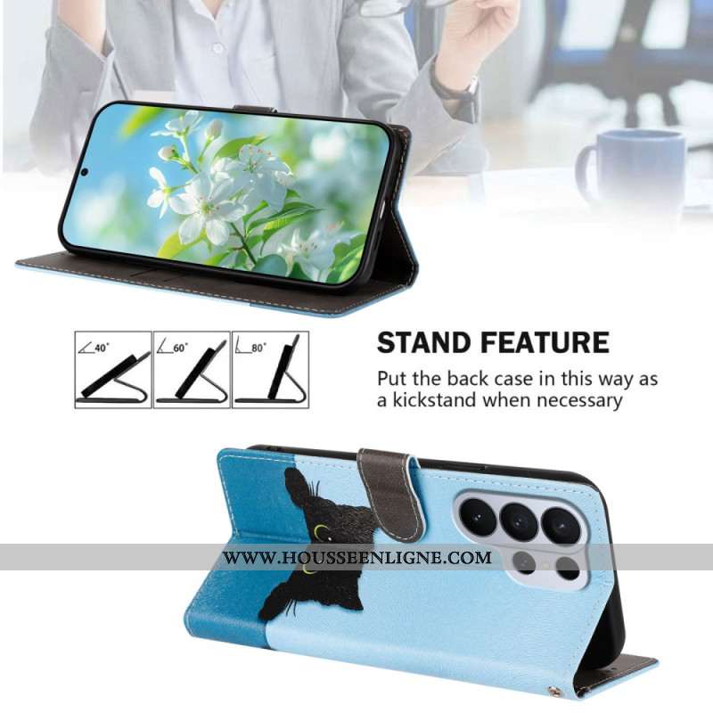 Housse Samsung Galaxy S26 Ultra Chaton Noir