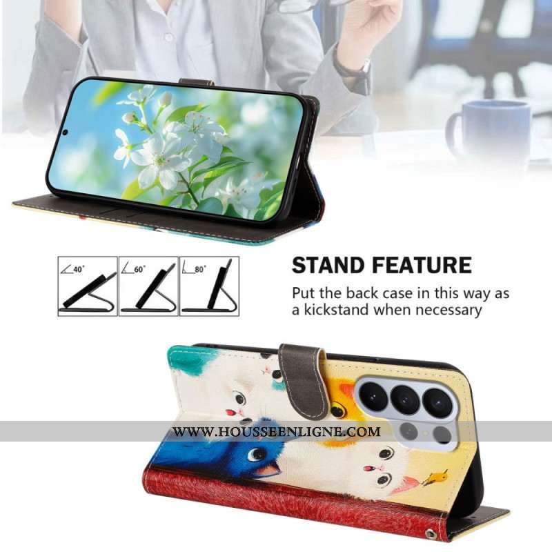 Housse Samsung Galaxy S26 Ultra Chats Colorés