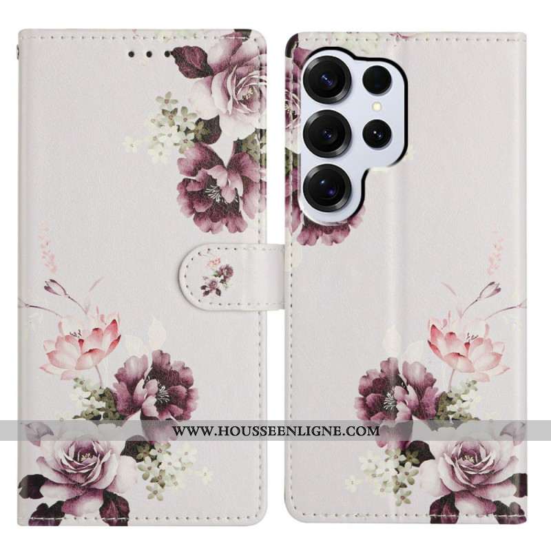 Housse Samsung Galaxy S26 Ultra Croix et Roses